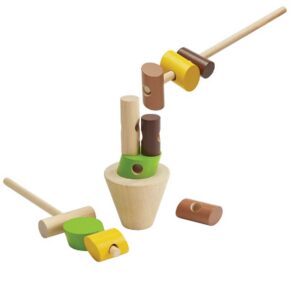 שיווי משקל בולי עץ Plan Toys