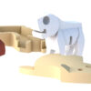 הרכבה אריה בייבי מגנטי עם שלד Halftoys