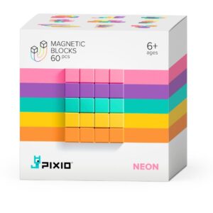 קוביות מגנט מיניאטוריות ניאון PIXIO