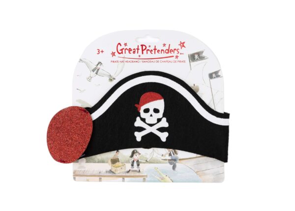 תחפושת פיראט סרט ראש ורטייה לעין Great Pretenders