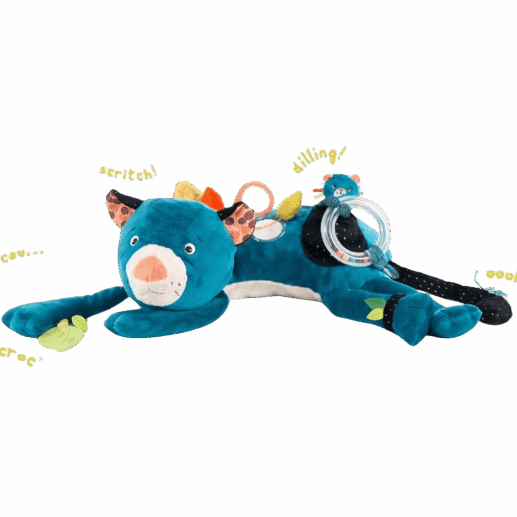 זימבה פנתר בובת פעילות גדולה Moulin Roty