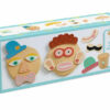 יצירה לקטנטנים עם בצק טבעי פרצופים מצחיקים Djeco