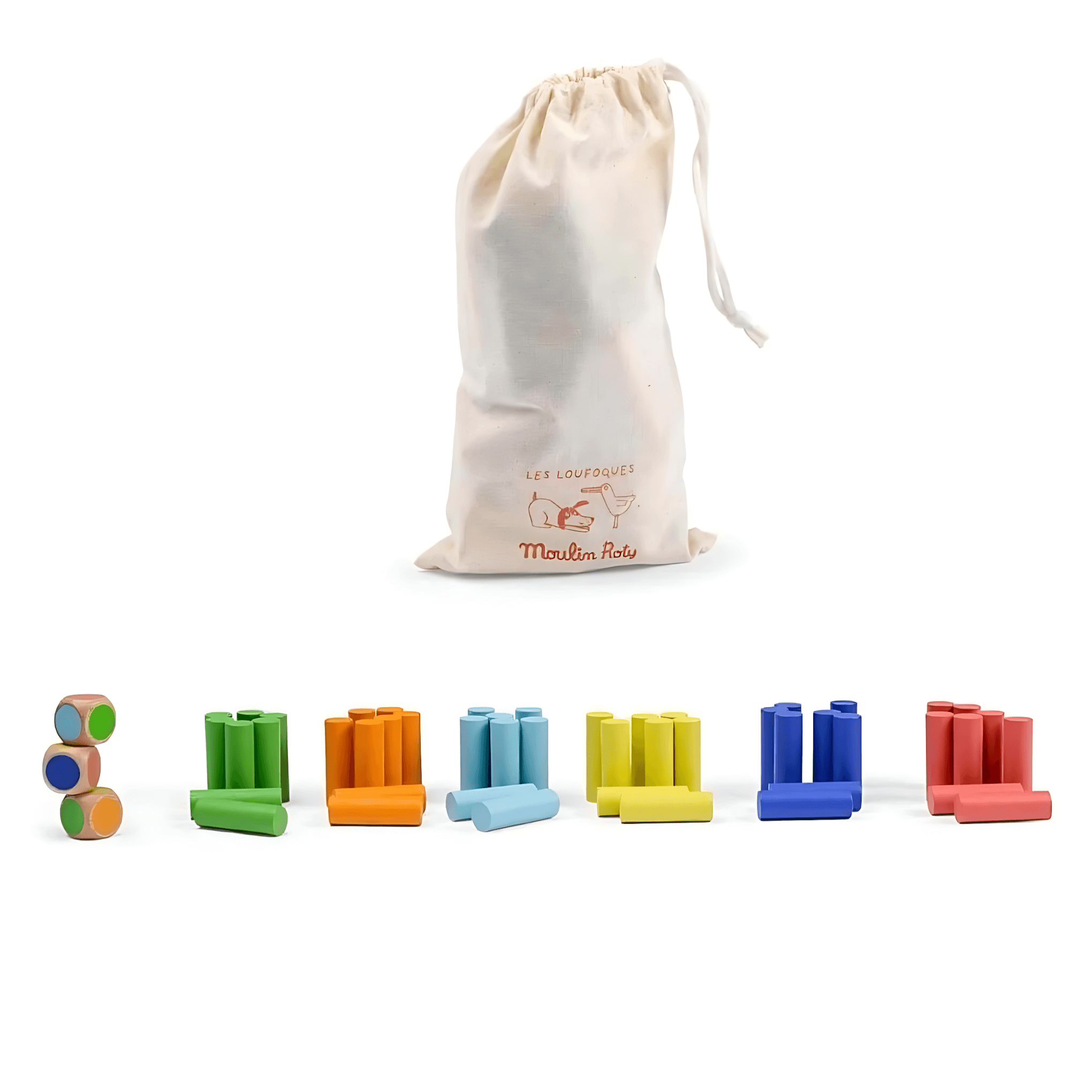 משחק בניה ואיזון מגה טאוור Moulin Roty