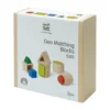 משחק התאמת צורות גיאומטריות מעץ Plan Toys