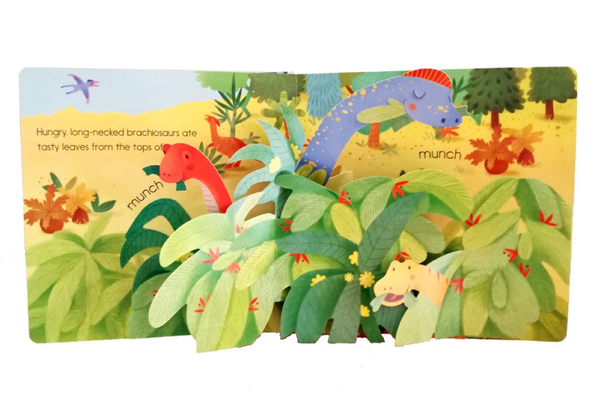 ספר תלת מימד פופ אפ דינוזאורים Usborne