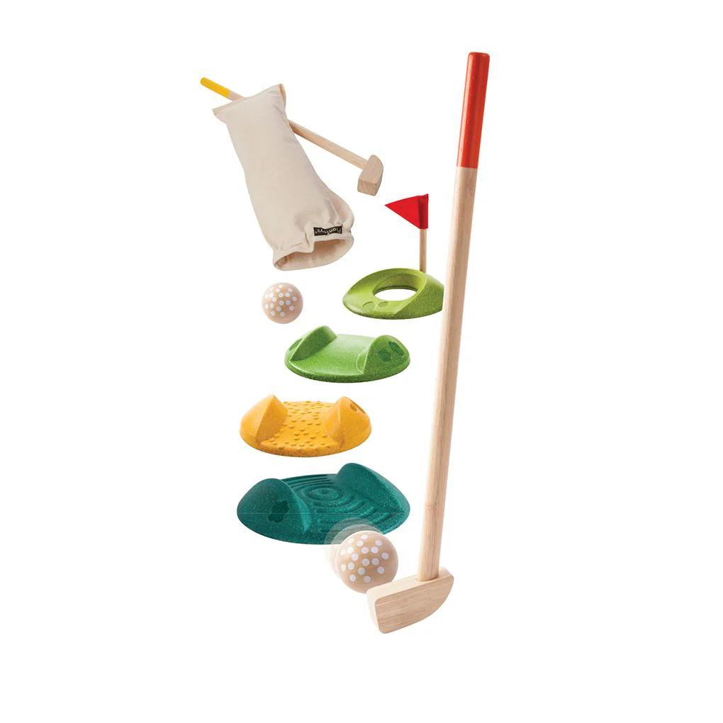 משחק מיני גולף מעץ Plan Toys