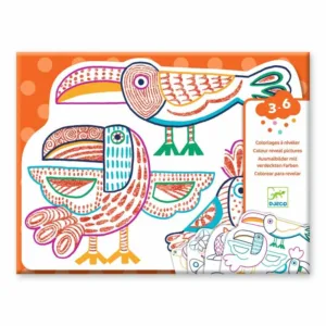יצירה צביעה לקטנים משפחות חיות הבר Djeco