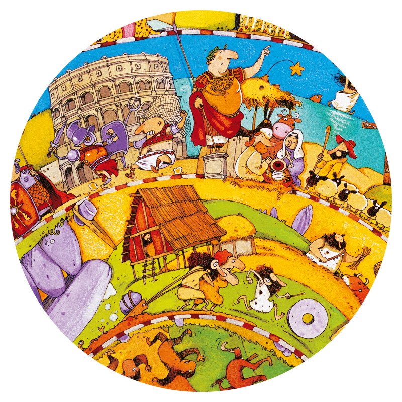 פאזל 350 -היסטוריה חדש Djeco