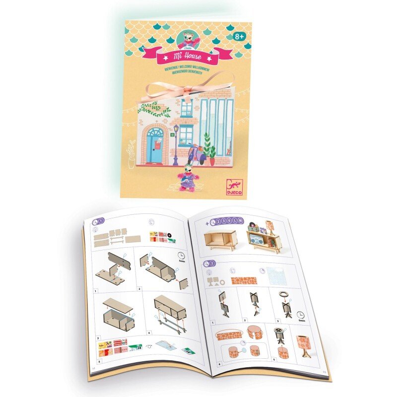יצירה DIY בתים מיניאטוריים סטלה Djeco