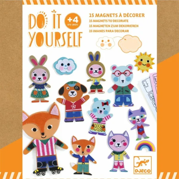 יצירה DIY דמויות מגנטיות Djeco