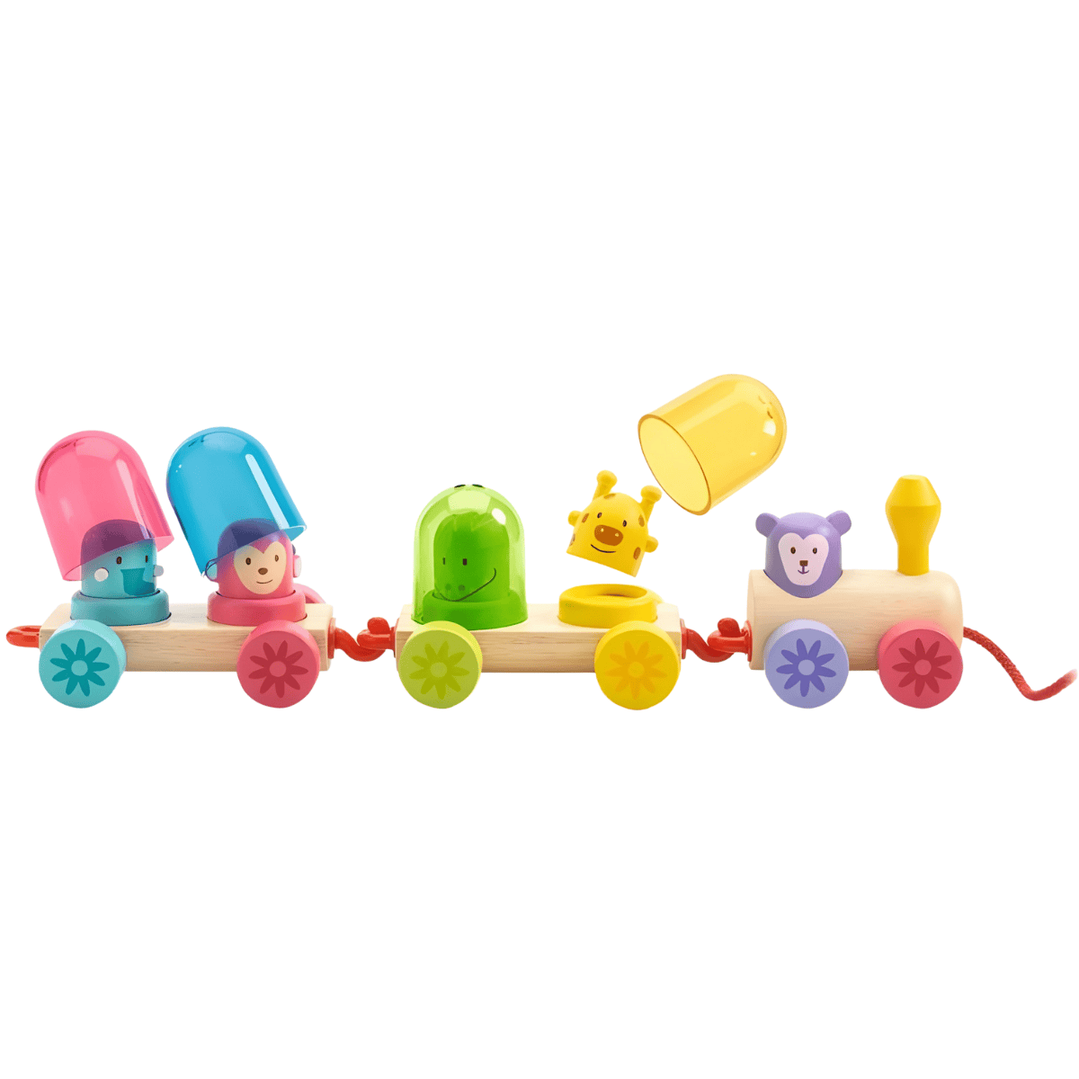 רכבת עץ קשת הצבעים Djeco