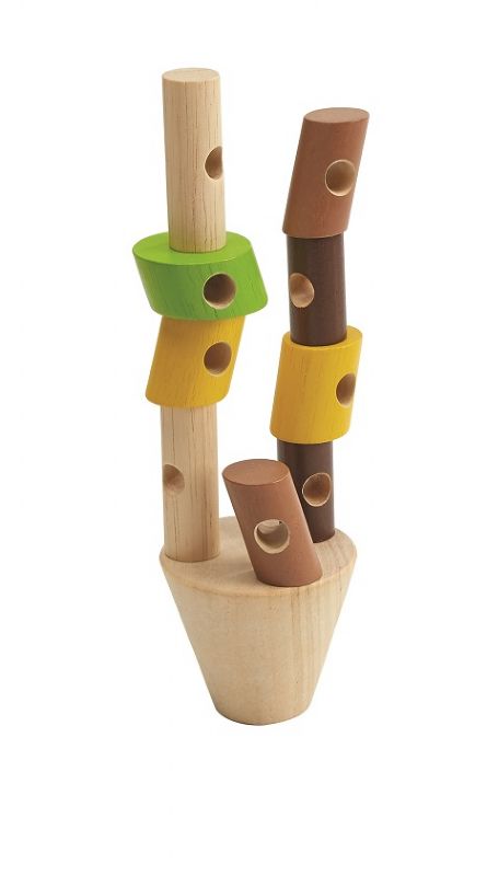 שיווי משקל בולי עץ Plan Toys