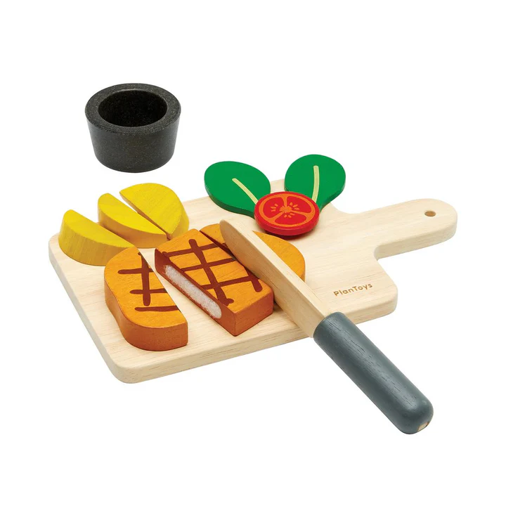 סט משחק סטייק Plan Toys