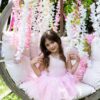 תחפושת פרפר מרפרף ורוד חצאית וכנפיים Great Pretenders