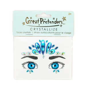 תחפושת מדבקות קריסטל לפנים בת ים Great Pretenders