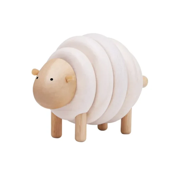 כבשה לבנה הרכבה Plan Toys