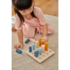 משטח מיון גיאומטרי פסטל מעץ Plan Toys