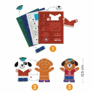 יצירה DIY דמויות מגנטיות Djeco