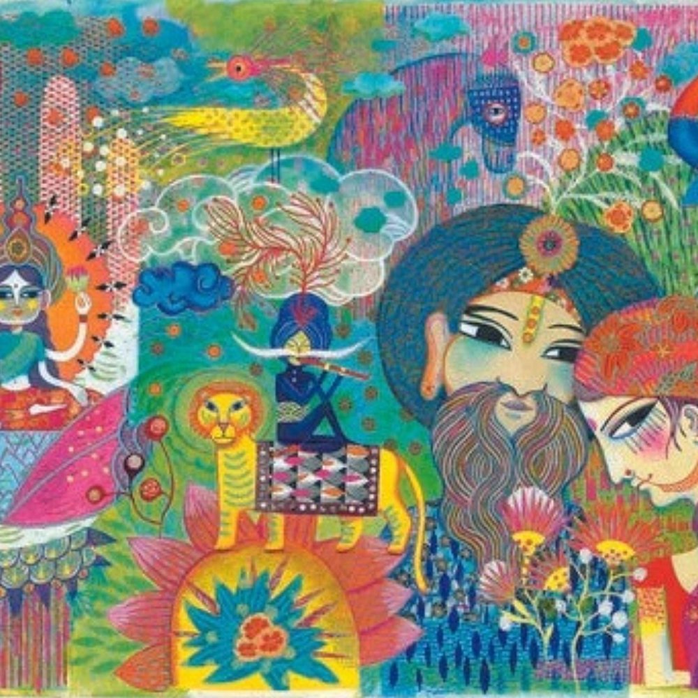 פאזל גלריה 1000 - הודו הקוסמית Djeco