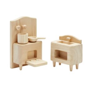 סט רהיטים מעץ לבית בובות בסגנון ויקטוריאני Plan Toys