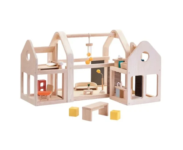 בית בובות עץ מודולרי נייד Plan Toys