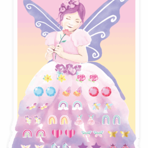 תחפושת מדבקות עגילים פיית פרפרים Great Pretenders