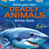 חוברת יצירה מדבקות חיות מסוכנות Usborne