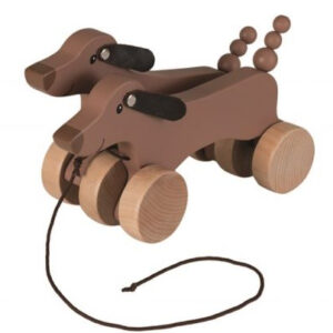 צעצוע משיכה כלבלבים מעץ Egmont Toys