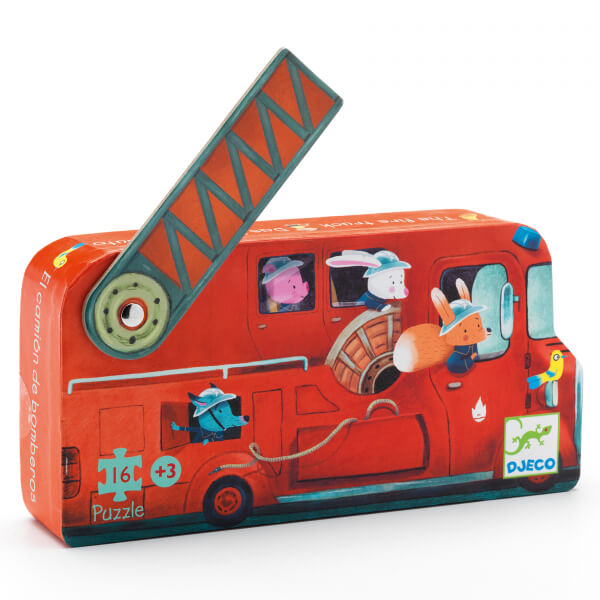 פאזל 16 כבאית Djeco