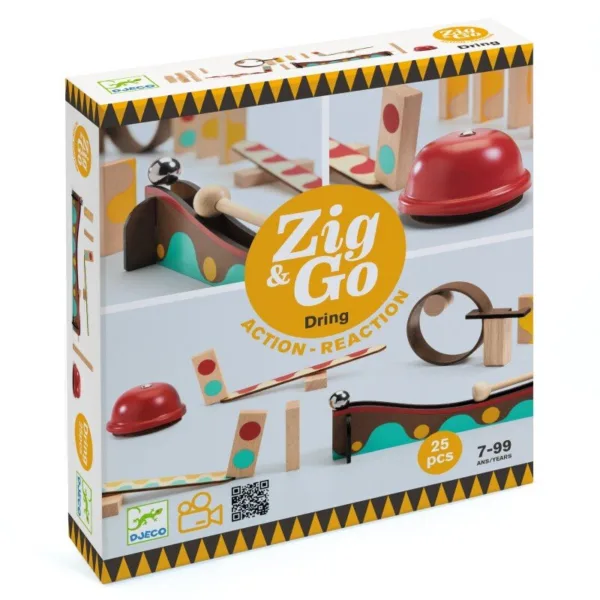 תגובת שרשרת זיג אנד גו 25 חלקים Djeco