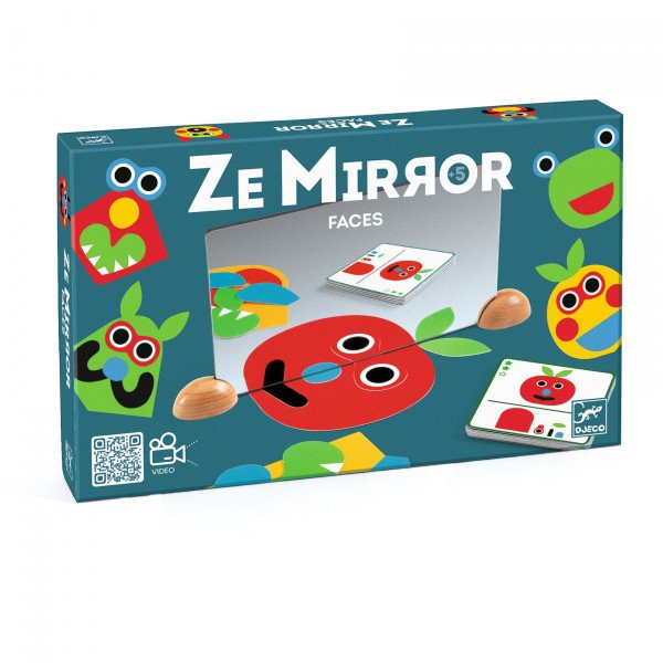 אתגר סימטריה במראה פרצופים Djeco
