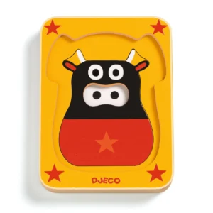 פאזל עץ רב שכבתי ליאו וחברים Djeco