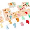 פאזל עץ לימוד מספרים ומניה 1-10 | Lelin
