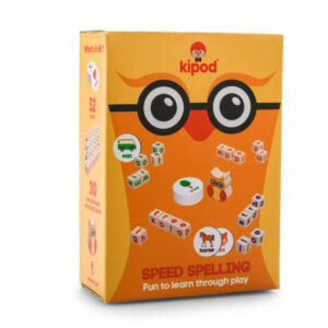 משחק לימודי אותיות באנגלית בקוביות מעץ Kipod