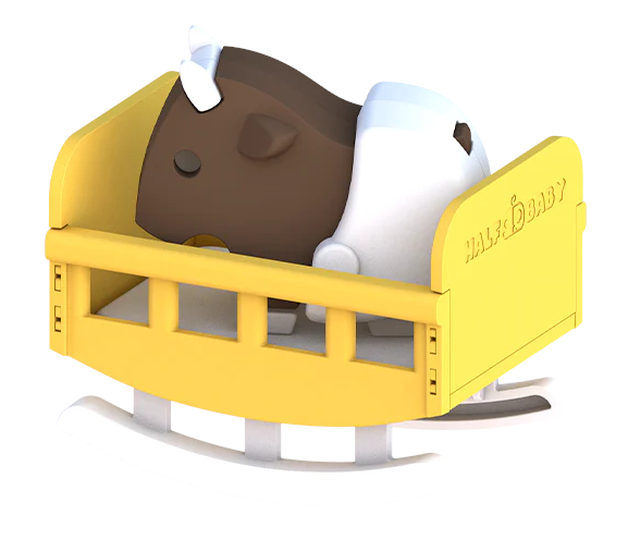 הרכבה גנו בייבי מגנטי עם שלד Halftoys