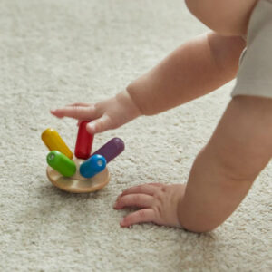 צעצוע אחיזה מדוזה גמישה מעץ Plan Toys