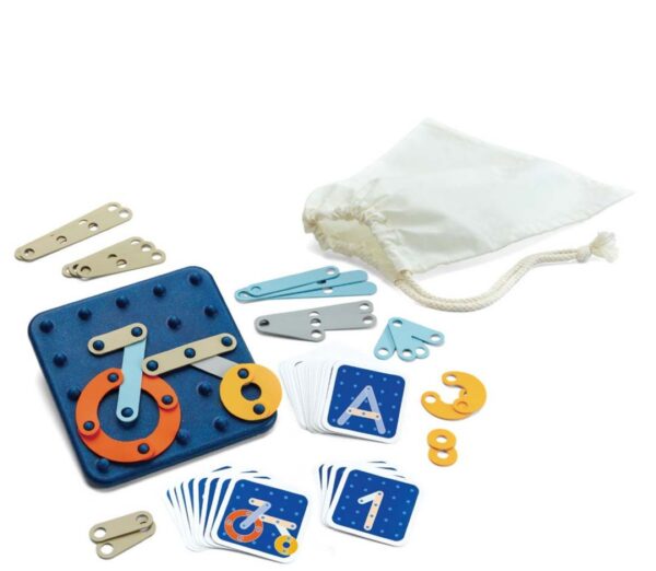 הרכבה יצירתית על לוח Plan Toys
