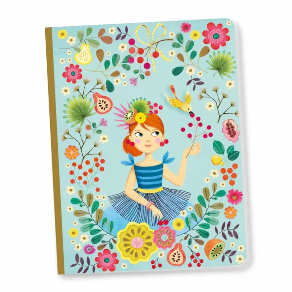 מחברת מעוצבת ורד Djeco