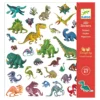 יצירה 160 מדבקות דינוזאורים Djeco