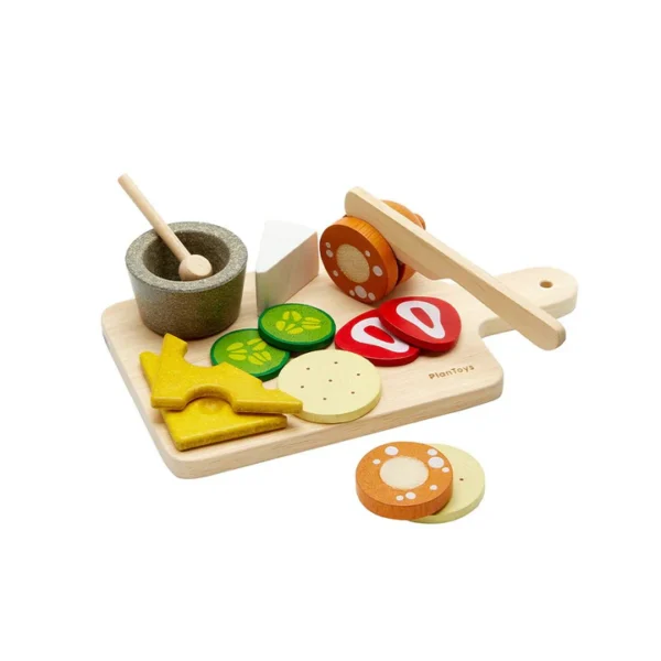 מגש גבינות ונקניקים מעץ Plan Toys