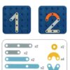 הרכבה יצירתית על לוח Plan Toys