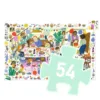 פאזל מסגרת 54 מסיבת יום הולדת Djeco