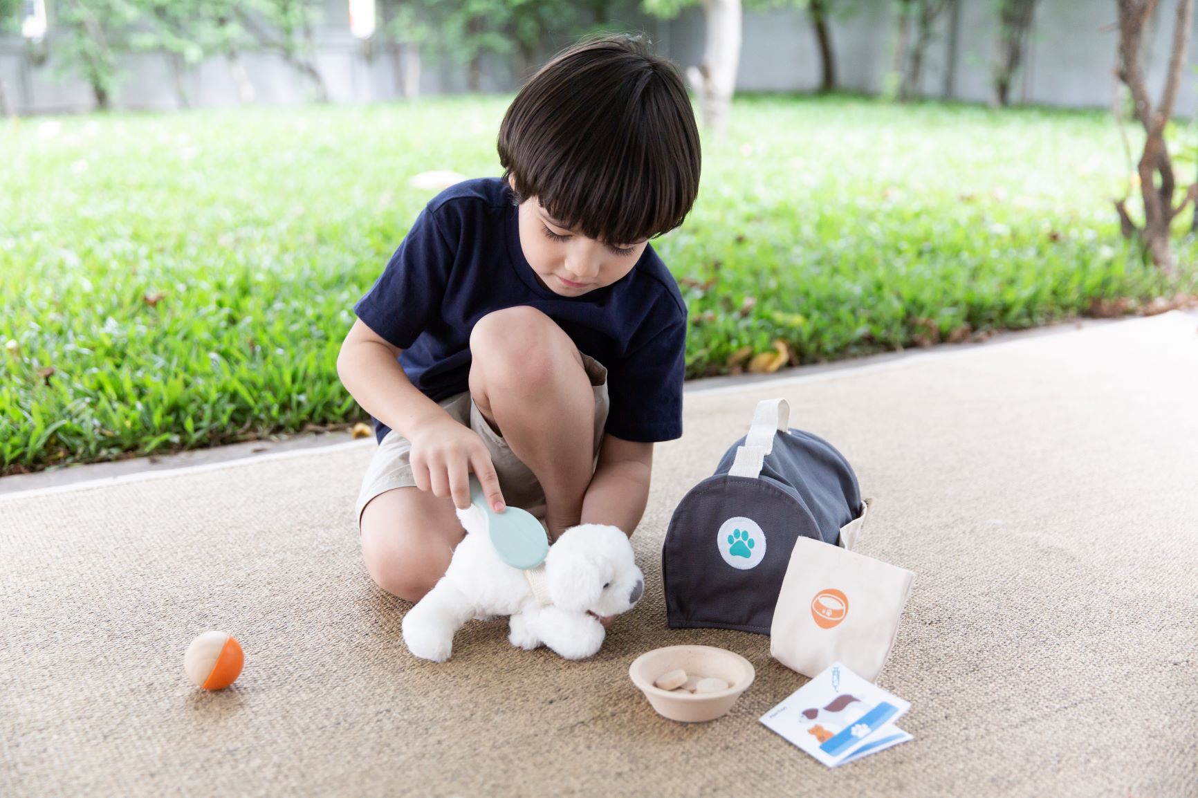 סט משחק ערכת טיפול בחיות Plan Toys