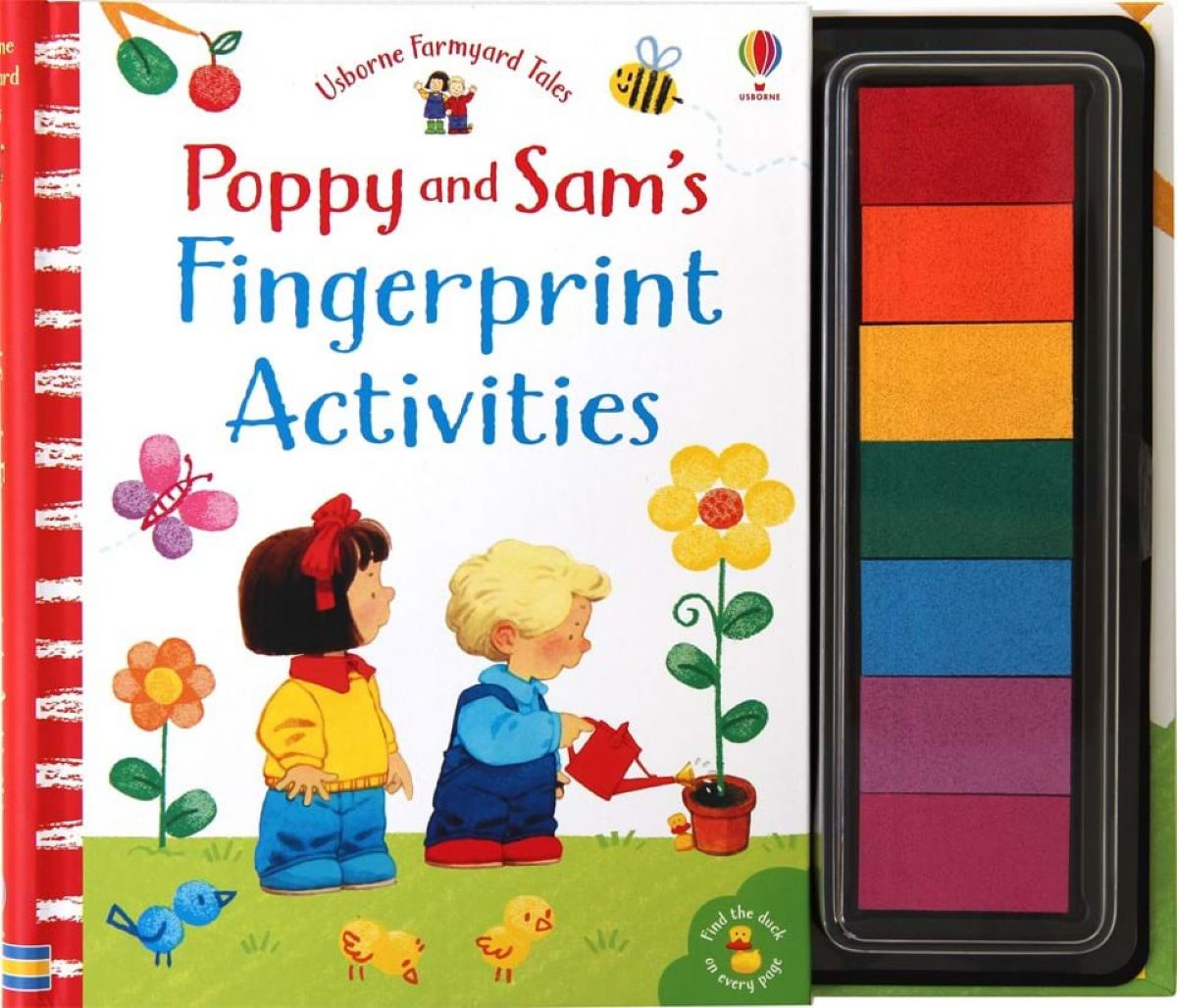 יצירה בטביעות אצבעות - פופי וסאם Usborne