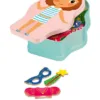 מגנטים עץ בקופסת מתכת בליסימו Djeco