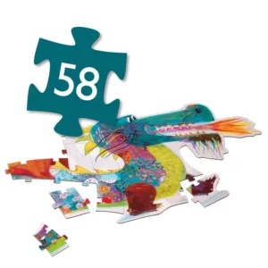 פאזל ענק - דרקון 58 חלקים Djeco
