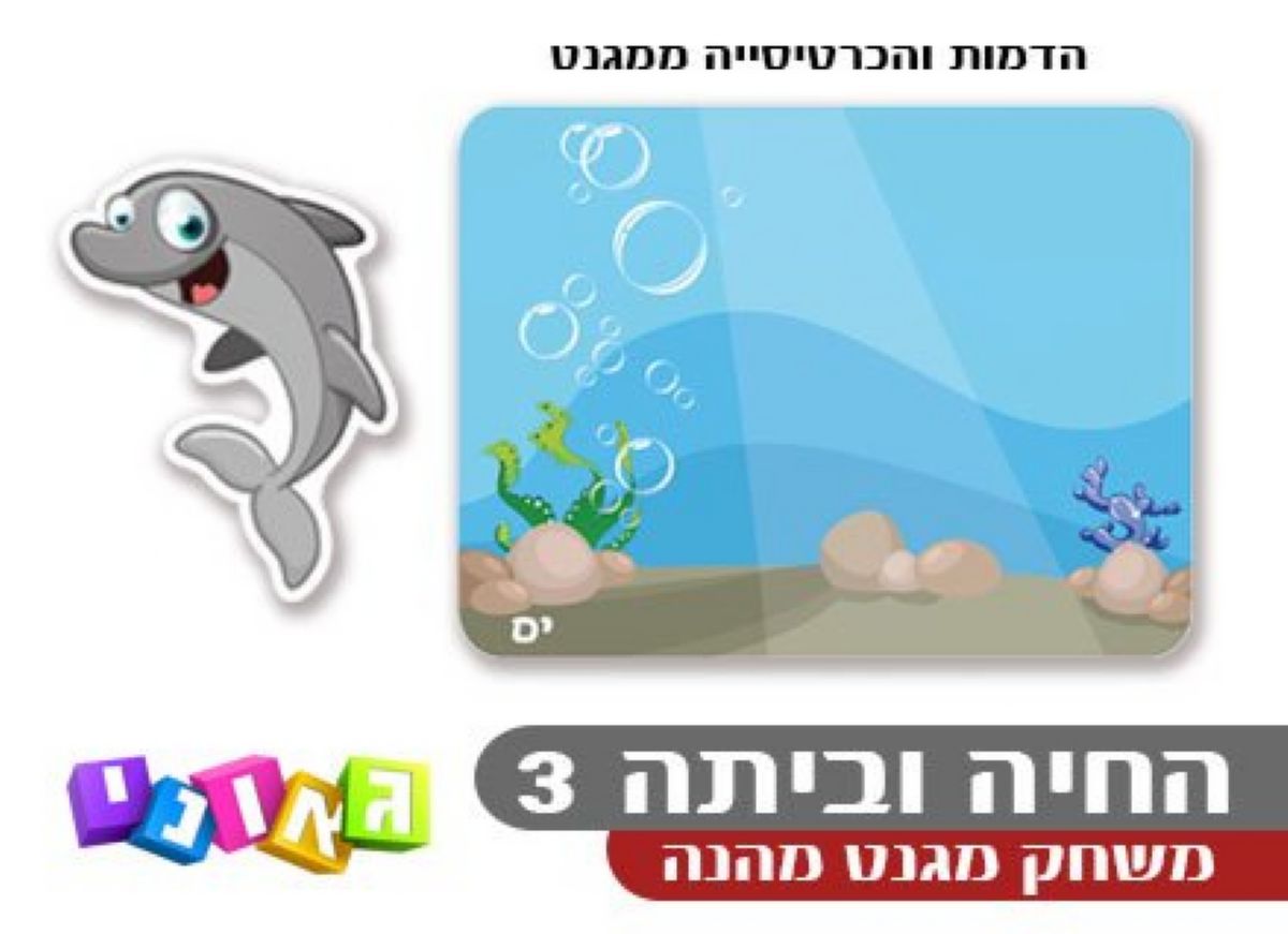 החיה וביתה שלב 3 Geoni