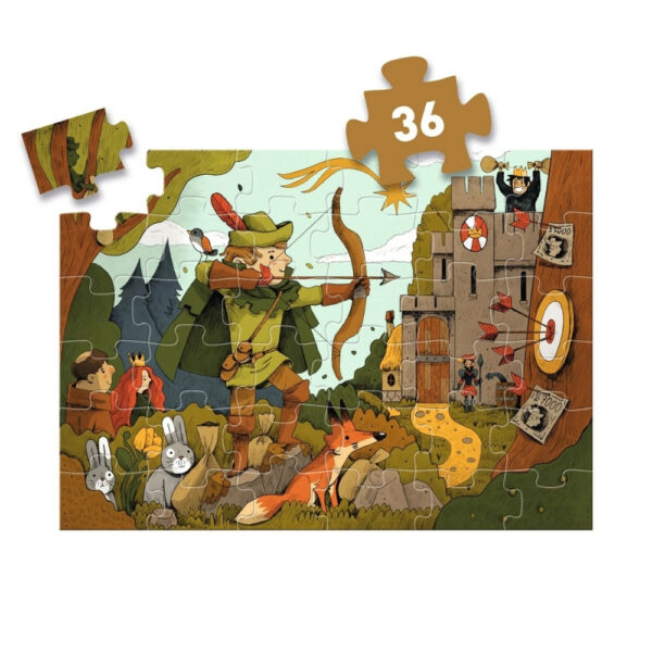 פאזל 36 - רובין הוד Djeco