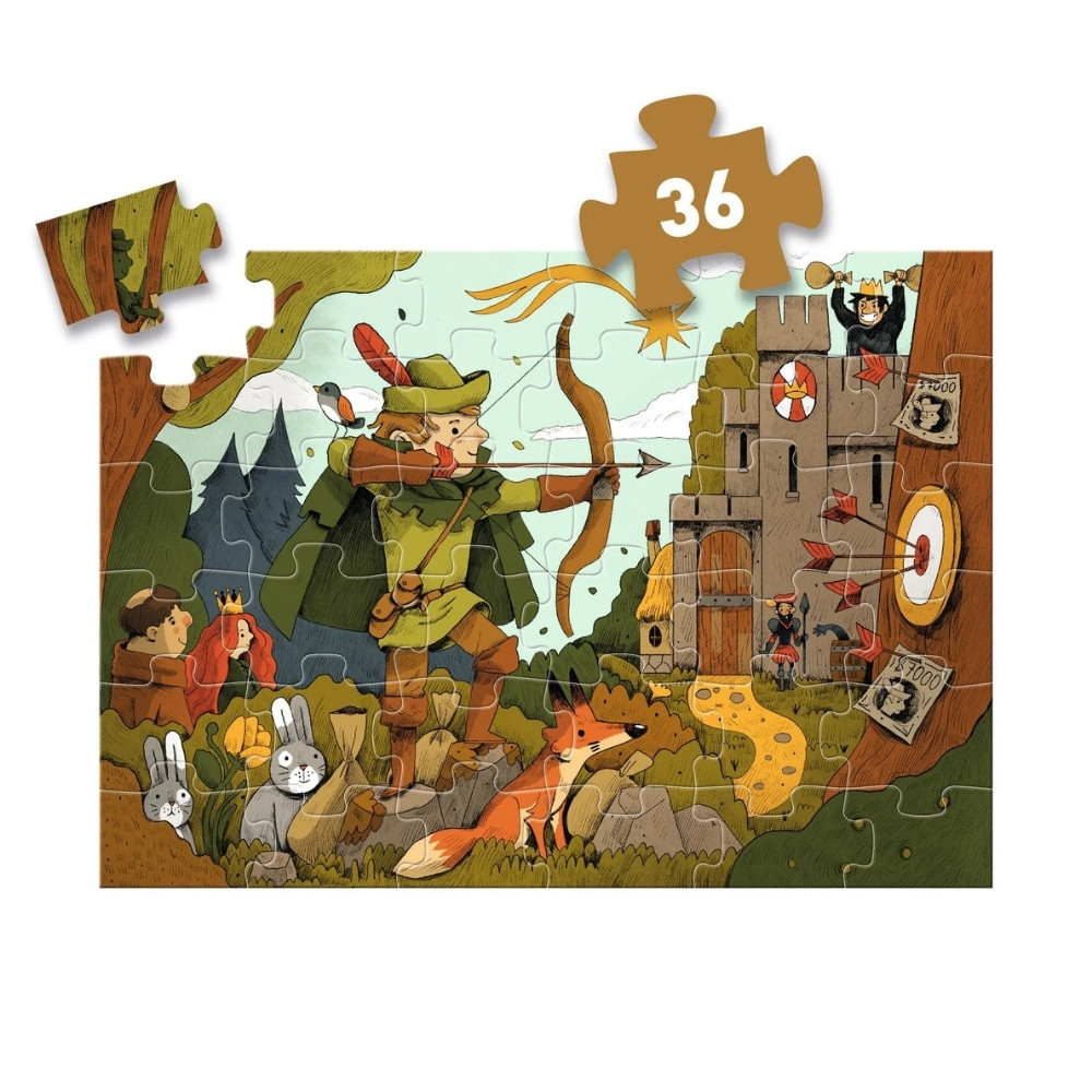 פאזל 36 - רובין הוד Djeco