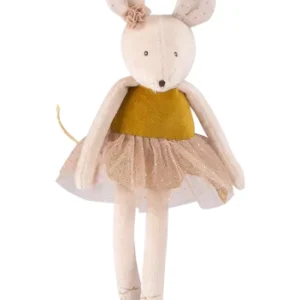 בובת עכברה רקדנית מתוקה בזהב Moulin Roty